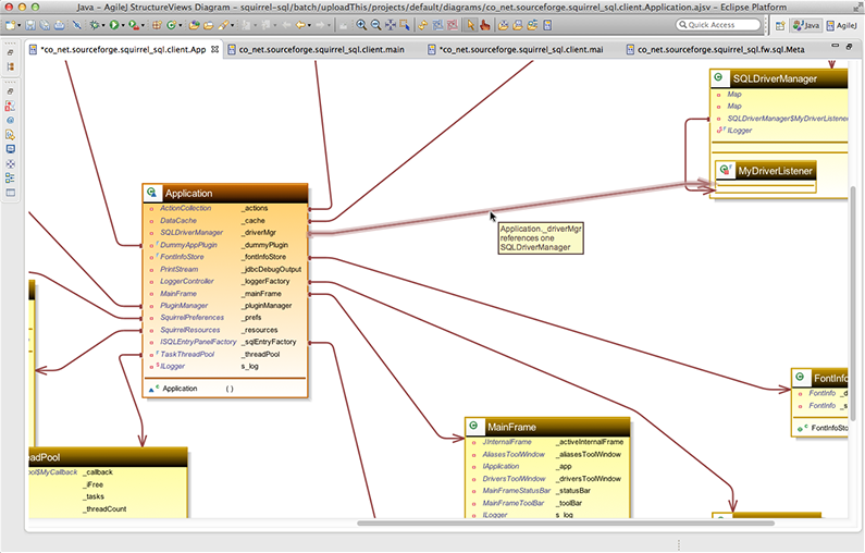 AgileJ StructureViews diagram screenshot