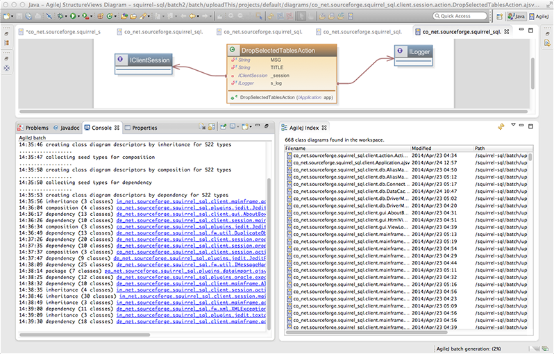 AgileJ StructureViews diagram screenshot